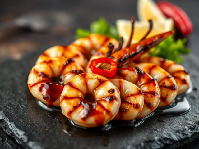 Geroosterde scampi