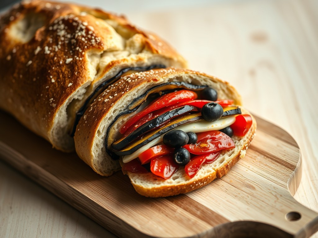 Gevuld brood, AI-gegenereerde illustratie