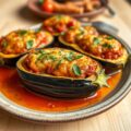 Gevulde aubergine