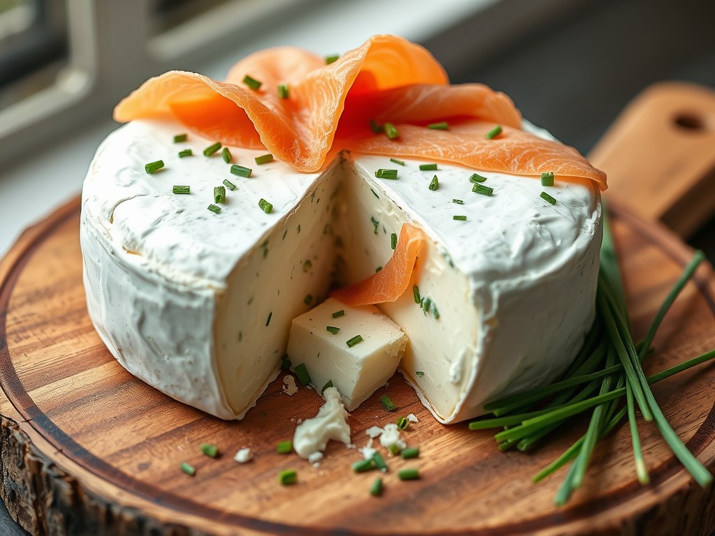 Gevulde brie, AI-gegenereerde illustratie