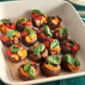 Gevulde champignons caprese