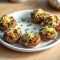 Gevulde champignons in de oven