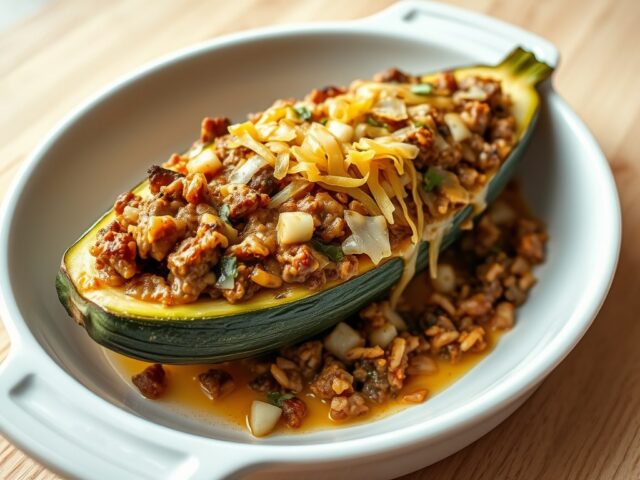 Gevulde courgette
