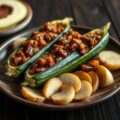 Gevulde courgette met meiraap