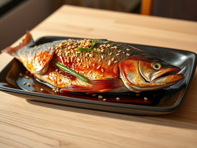 Gevulde forel uit de oven