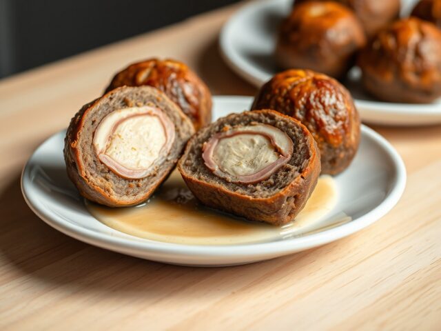 Gevulde gehaktballen
