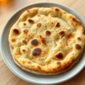 Gevulde kaas paratha – indisch platbrood