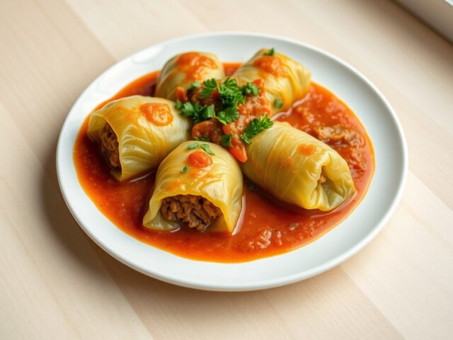 Gevulde koolrolletjes (golabki)
