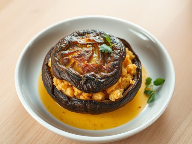 Gevulde portobello