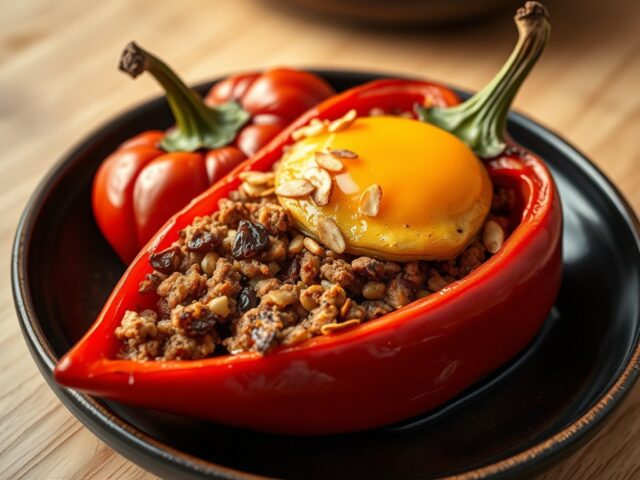 Gevulde puntpaprika