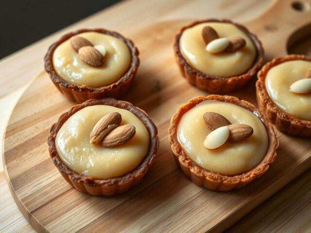 Gevulde speculaas taartjes