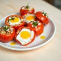 Gevulde tomaten met ei