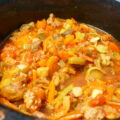 Gezonde Groentebom met rundergehakt uit de Slowcooker