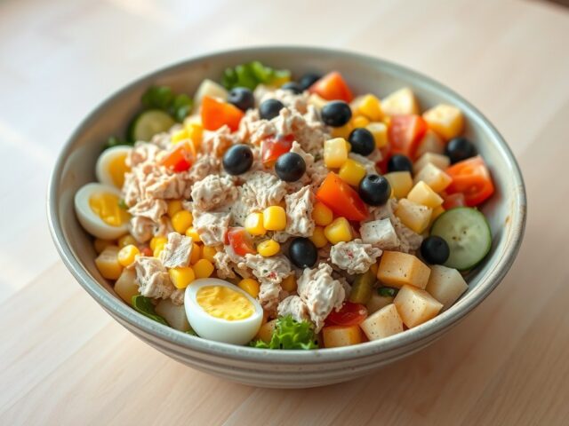 Gezonde tonijn Salade
