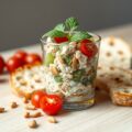 Glaasje met tonijnsalade