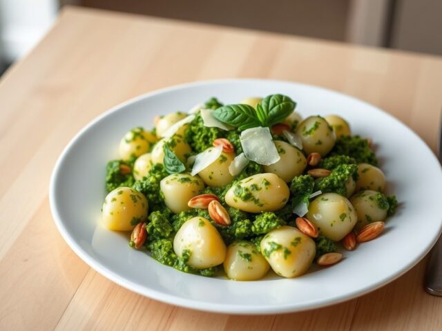 Gnocchi met broccolipesto