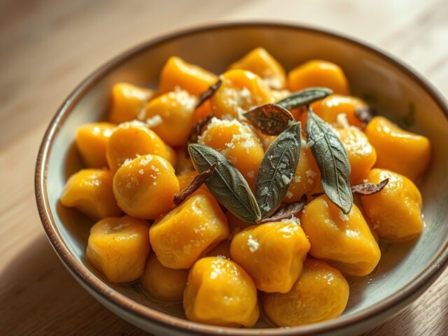 Gnocchi van pompoen