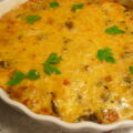 Goed gevulde Groente omelet uit de oven