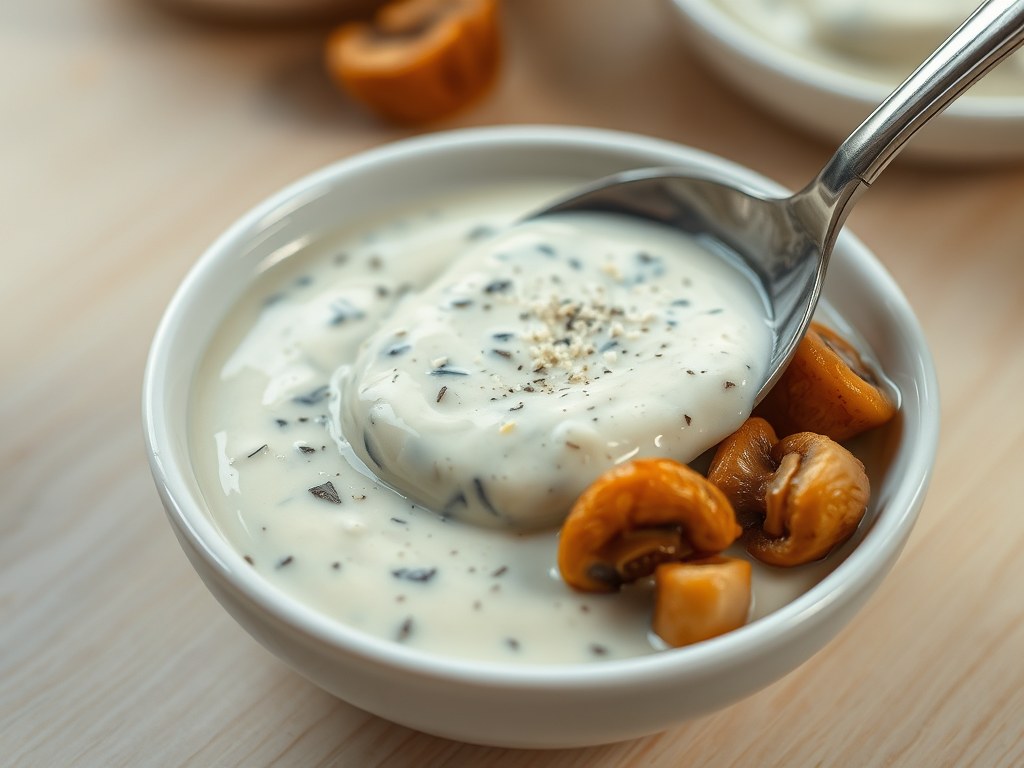 Gorgonzola saus, AI-gegenereerde illustratie