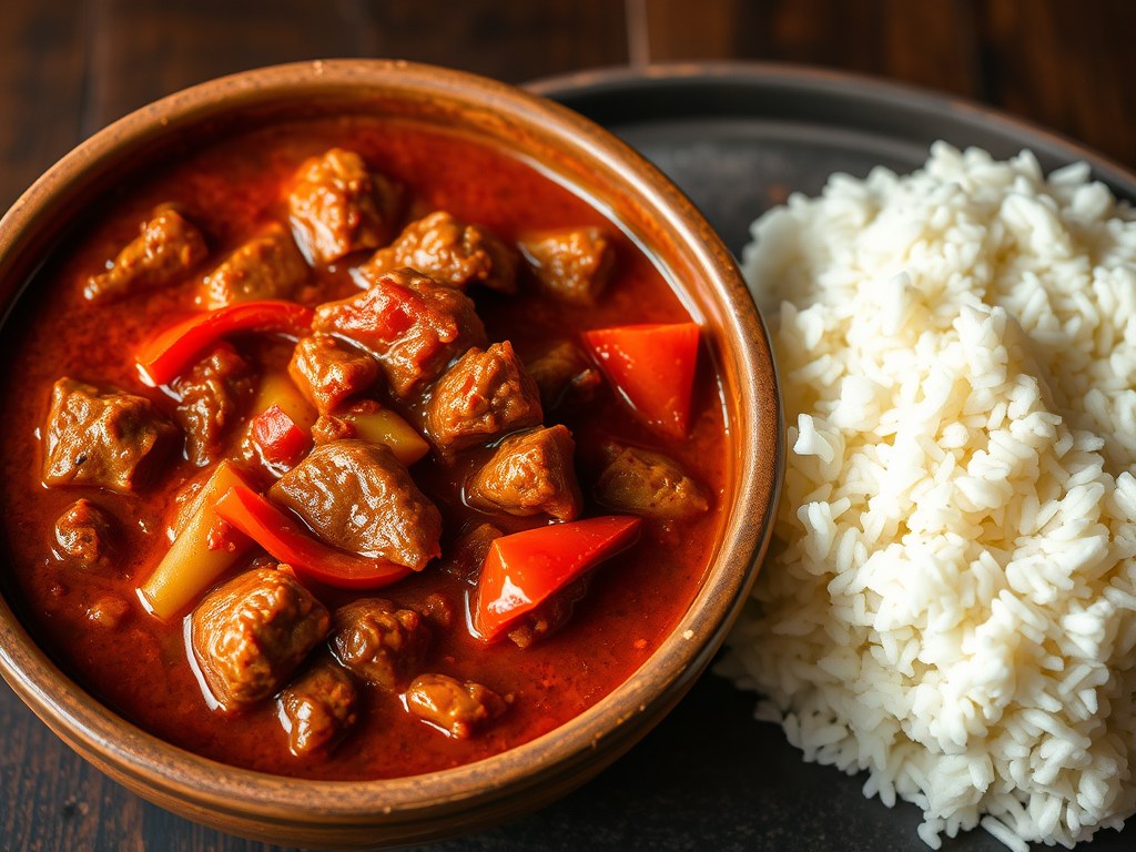 Goulash, Hongaarse, AI-gegenereerde illustratie