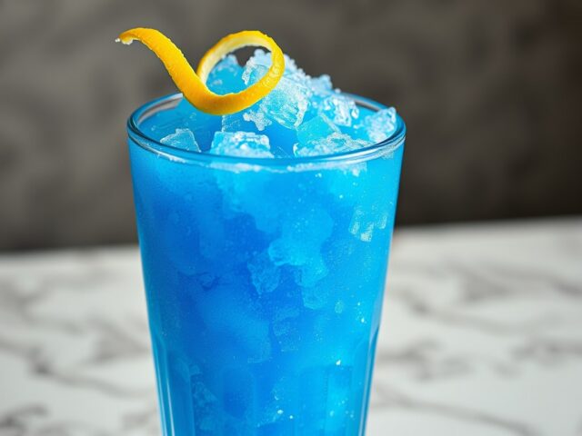 Granita van Blue curaÃ§ao