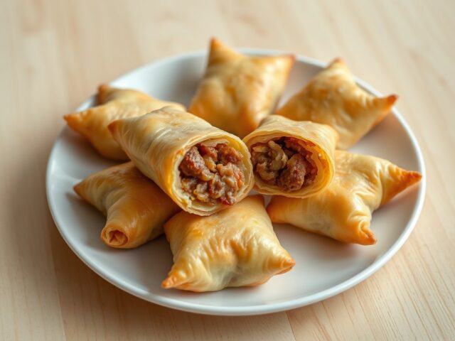Griekse filorolletjes (bourekakia – mezedes)