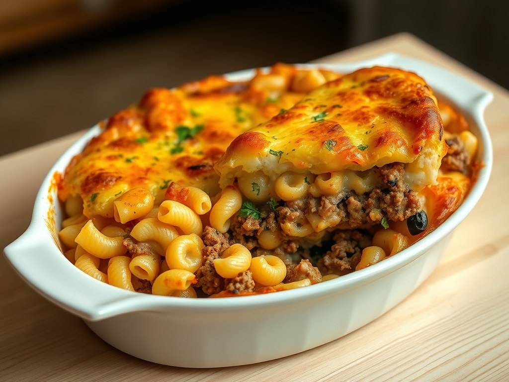 Griekse macaroni, AI-gegenereerde illustratie