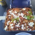 Griekse rijst – ovenschotel met kippengehakt