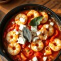 Griekse Saganaki met garnalen