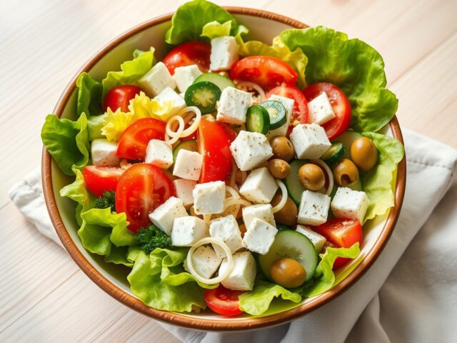 Griekse sla met feta
