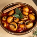 Griekse stifado met champignons