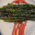 Groene Asperges in een Aziatisch “Jasje”