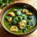 Groene kipcurry