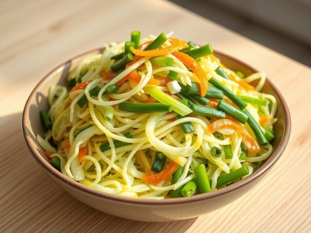 Groene Kool (Chinese Kool ) Salade met Jam