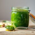 Groene tomatenjam met citroenen,