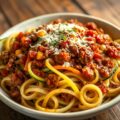 Groenten pasta zonder pasta