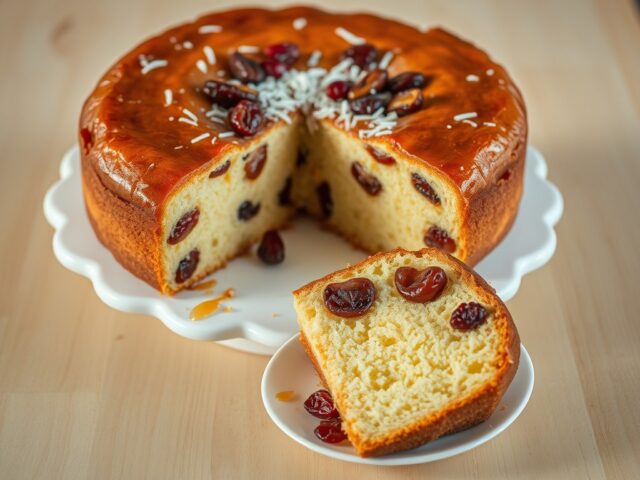 Grootmoeders cake met een tropische verrassing