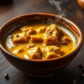 Gulai Daging Babi (Kerrieachtige Stoofschotel van Varkensvlees)