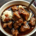 Hachée van Varkensfilets