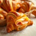 Ham-kaas croissants