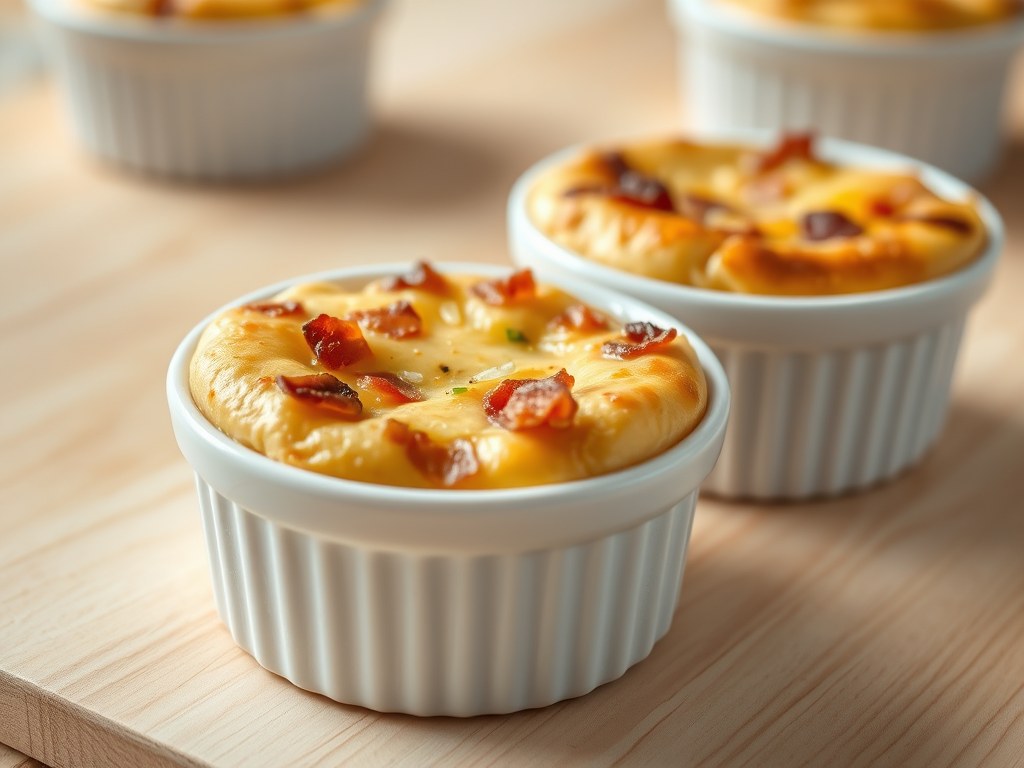 Ham kaas mousje uit de oven, AI-gegenereerde illustratie
