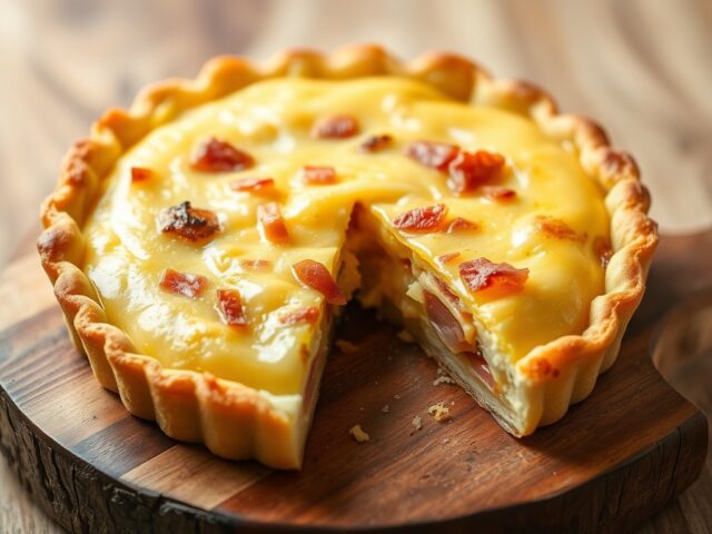 Ham-kaas taart