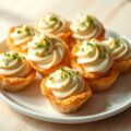 Ham-kaasmousse in kleine pasteitjes