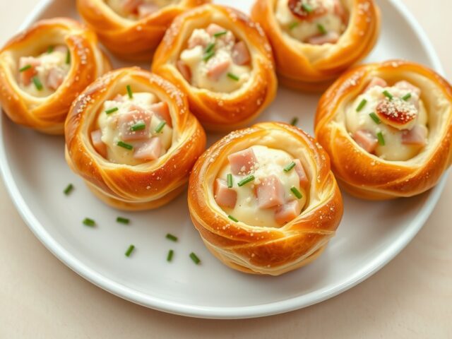 Ham-kaaspasteitjes