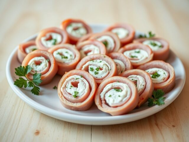 Ham-monchou rolletjes