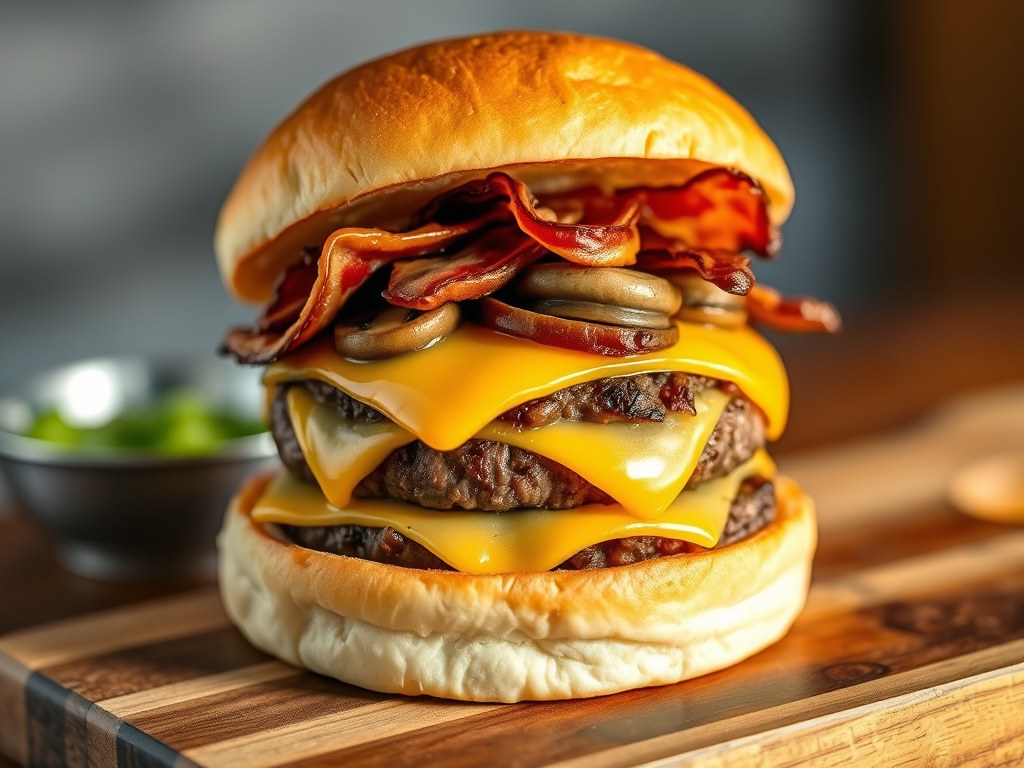 Hamburger Speciaal!!!, AI-gegenereerde illustratie