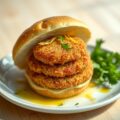 Hamburgertje van Langoustinestaartjes