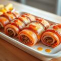 Hamrolletjes met gehakt