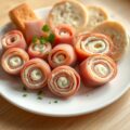 Hamspiraaltjes met aspergemousse