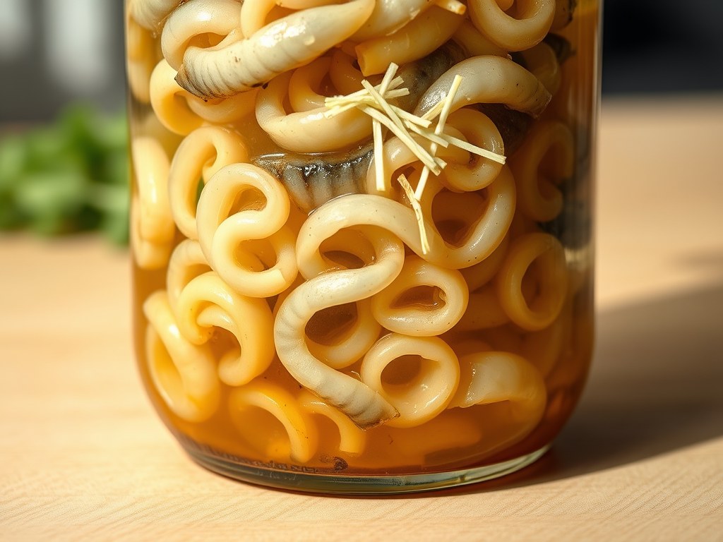 Haring in glas, AI-gegenereerde illustratie
